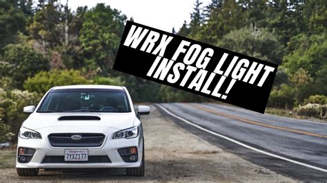 Subaru Wrx Fog Light Install Oem Subiespeed Youtube