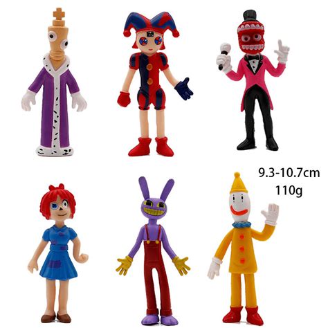 The Amazing Digital Circus Jax Pomni Action Figures Decorations Pvc Doll The Amazing Digital