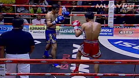 50-year old Muay Thai Legend Samart Payakaroon exhibition fight against ...