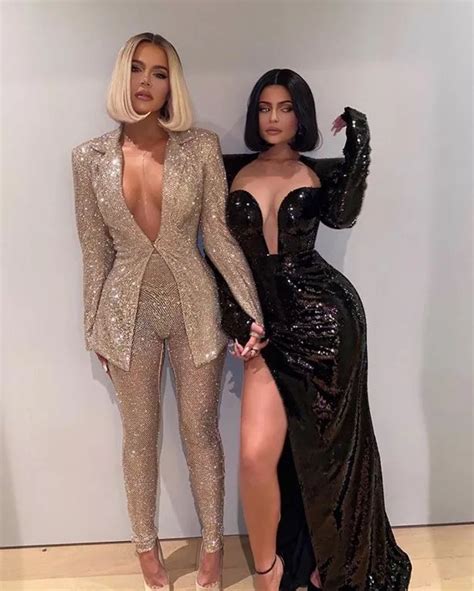 Kylie Jenner And Khloe Kardashian Put On A Busty Display For P Diddy S