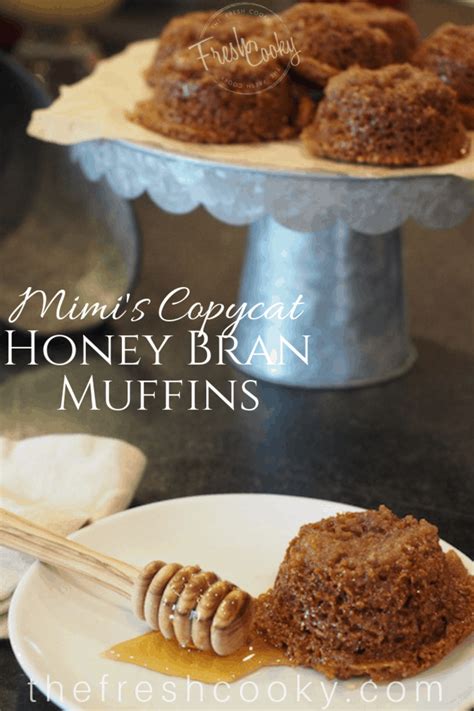 Honey Bran Muffin Mimis Copycat Recipe Honey Bran Muffins Bran