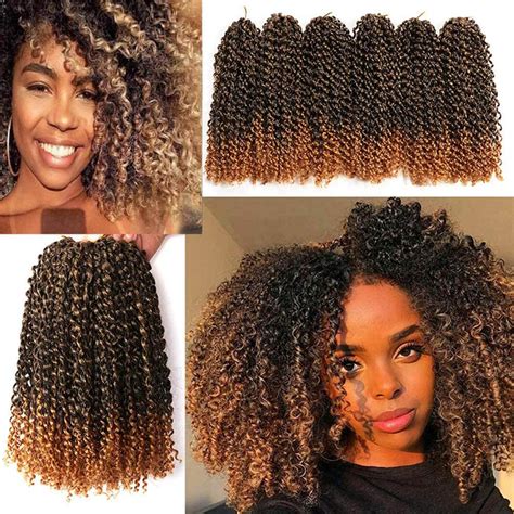 Bundles Passion Twist Marlybob Crochet Hair Inch Kinky Curly