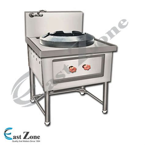 East Zone LPG Single Burner Chinese Cooking Range For Restaurant