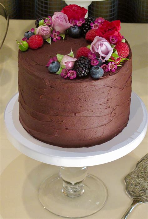 Chocolate Butter Cream Wedding Cake By Let’s Do Cake Birthday Cake Chocolate Cake Decorated