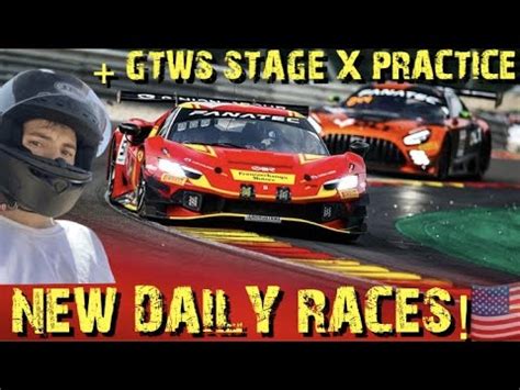 New Daily Races Stage X Gtws Nations Practice Evening Stream