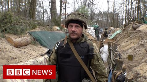 Life For Ukrainian Troops Dug Into Kyiv S Trenches BBC News YouTube