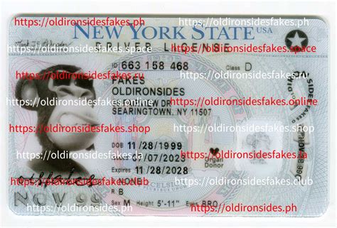 New York Driver License New Ny Polycard Oldironsidesfakes