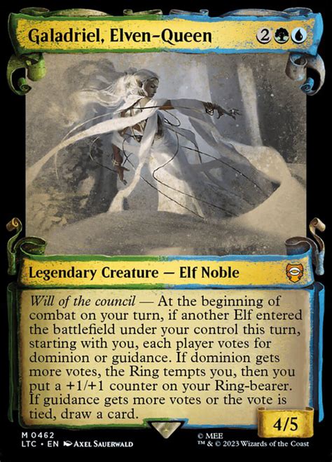 Galadriel Elven Queen Magic The Gathering Mtg Cards