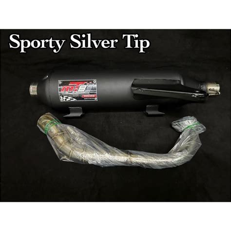 Mt Power Pipe Silver Tip For Mio Sporty Shopee Philippines