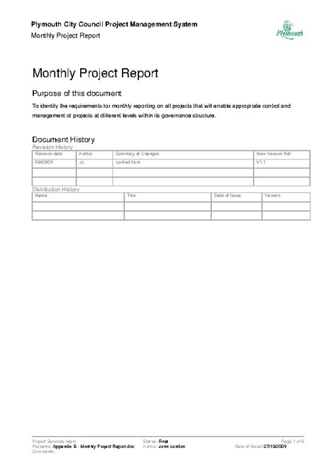 Project Risk Report Template - PDFSimpli