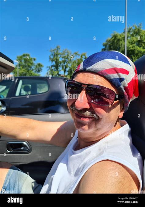 Handsome Man In The Car Luxury Life Stock Photo Alamy