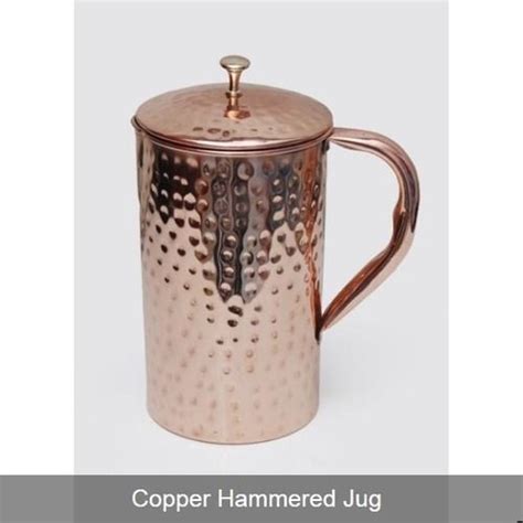 Metal Pure Copper Hammered Jug At Best Price In Bijnor K T Exim Impex