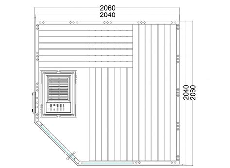 Cabine De Sauna Sentiotec Alaska Corner Bati Sauna