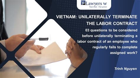 Vietnam Unilaterally Terminate Of The Labor Contract