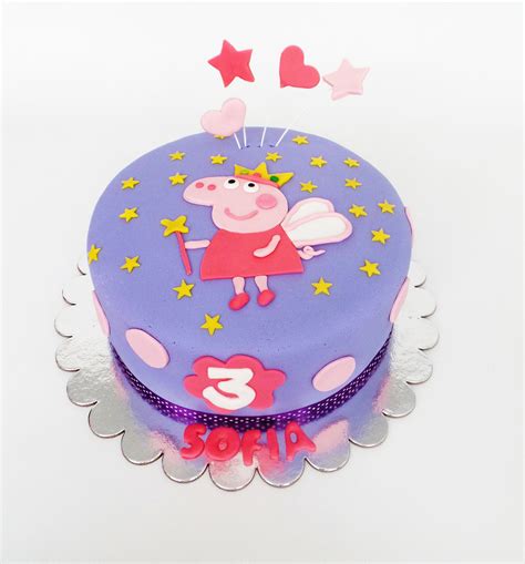 Torta peppa pig estrellas TuTorta Bogotá Tortas temáticas