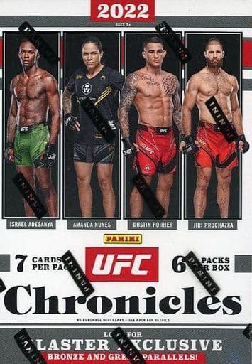 Panini Chronicles Ufc Trading Card Box Hobby