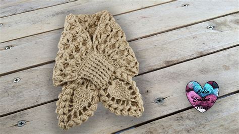 Charpe Crois E Tutoriel Au Crochet Pr Sent Par Lidia Crochet Tricot