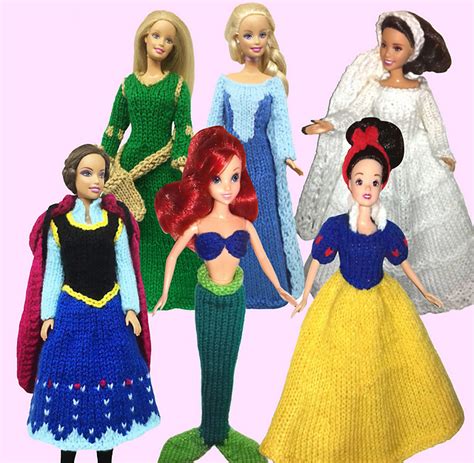 Ravelry: Barbie Princess outfits to fit 11-12" dolls pattern by ...