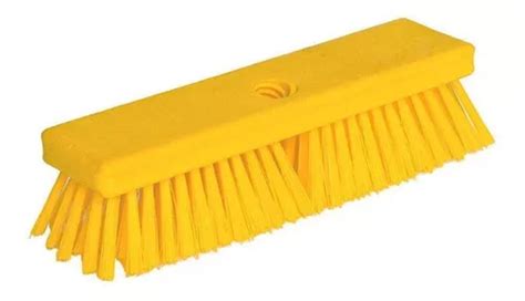 Cepillo En Pbt Suave Deck Scrub De Castor Color Amarillo