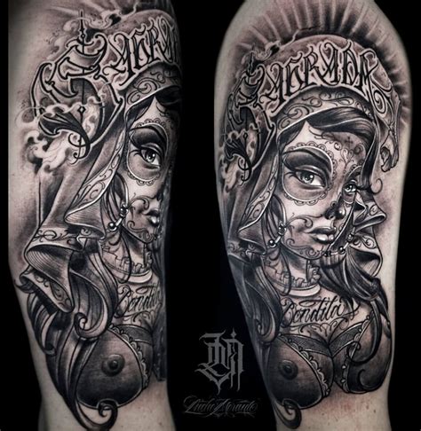 Chicano Sleeve Tattoo Designs