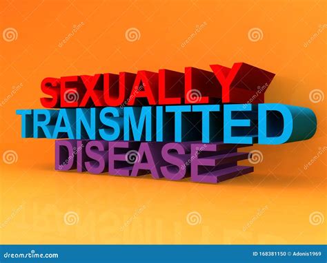 Std Sexually Transmitted Diseases Acronym Medical Concept Background