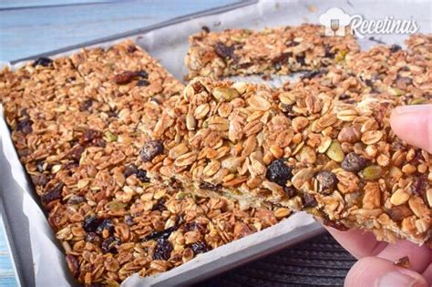 Barritas De Avena Y Frutos Secos Recetinas