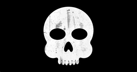 Simple Comic Skull And Bones Sticker Teepublic