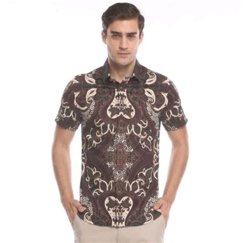 Jual MOC Kemeja Batik Slim Fit GOLIBZ 3 100 ORIGINAL Shopee Indonesia