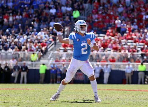 Quarterback Jaxson Dart Gets The Start For Ole Miss Against Mercer