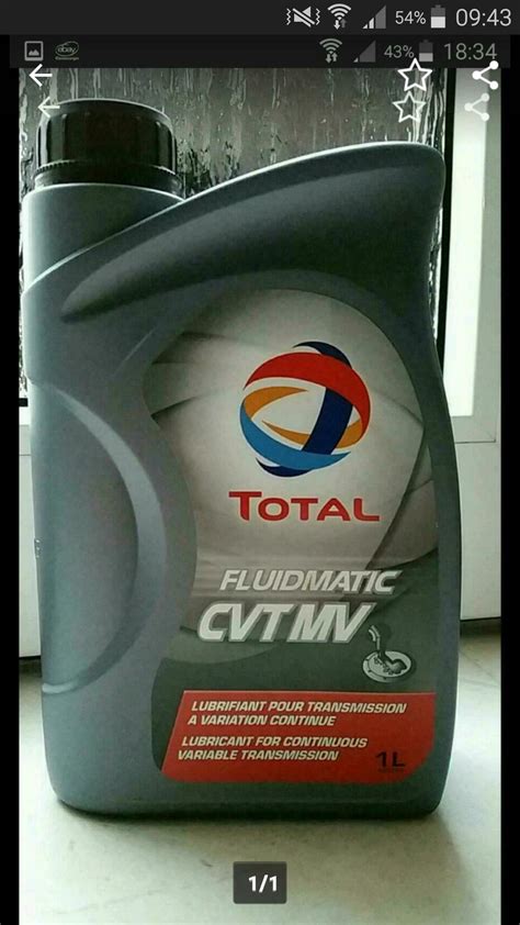 Total Fluidmatic Cvt Mv Getriebe L Liter In Duisburg F R