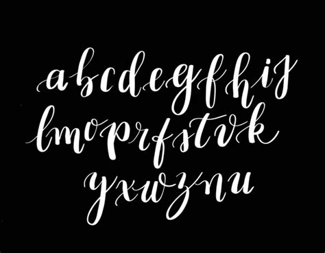 Calligraphy Hand Written Fonts Handwritten Brush Style Modern