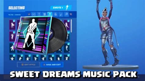 Fortnite Sweet Dreams Music Pack With Daydream Emote Youtube