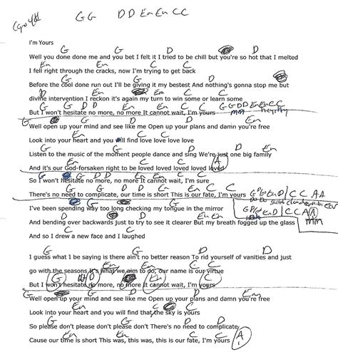 Lista 95 Foto Jason Mraz I m Yours Lyrics Alta Definición Completa