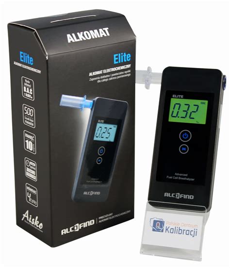 Alkomat AlcoFind Elite Elektrochemiczny Kalibracje Najlepsza Cena I