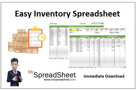 Inventory in Excel - EASY to use Spreadsheet – Mr.SpreadSheet