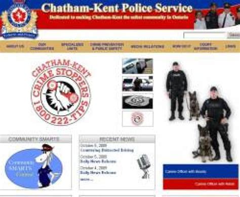 Chatham-Kent police launch new website | CBC News