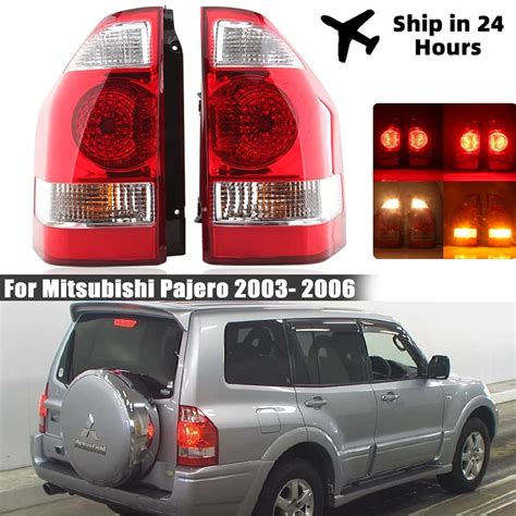 Enqu Ter Arri Re Led Pour Mitsubishi Pajero Barrage