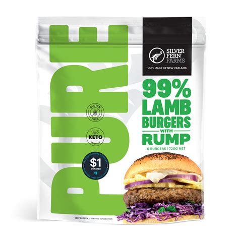 Silver Fern Farms Lamb Burgers With Rump Gourmet Direct