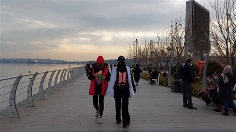 Chitgar Lake Tehran Iran Pov Walking K Part