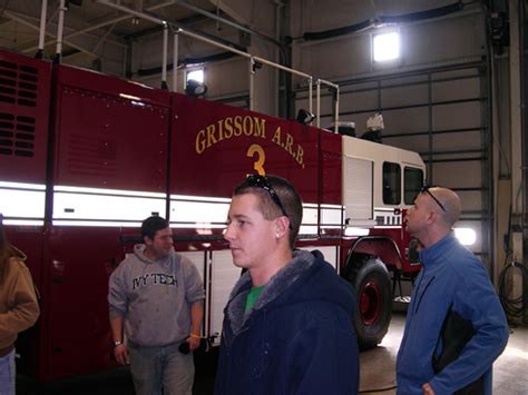 Fire Science Students Visit Grissom Grissom Air Reserve Base