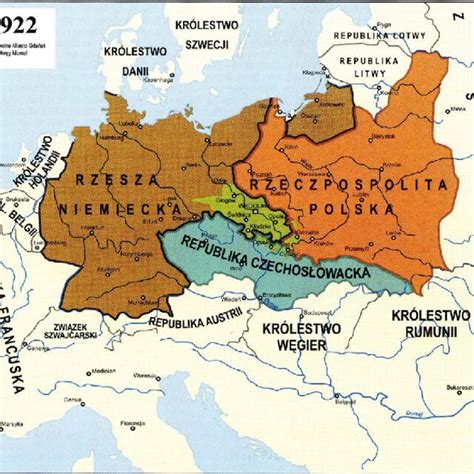 Silesian Territories In Germany Poland And Czechoslovakia Source