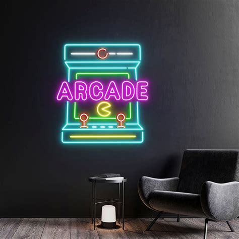 Arcade Neon Sign Arcade Led Sign Arcade Room Decor Arcade - Etsy