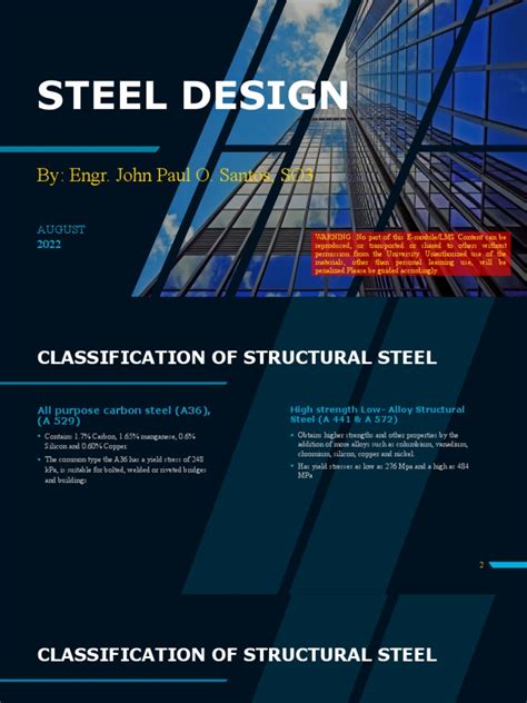 steel design intro  steel structural steel