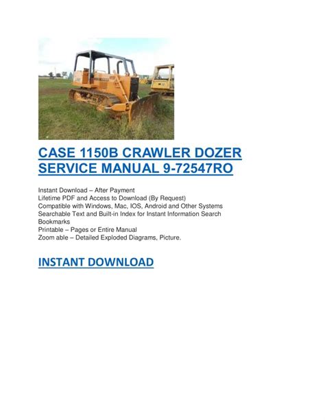 PPT CASE 1150B CRAWLER DOZER SERVICE MANUAL 9 72547RO PowerPoint