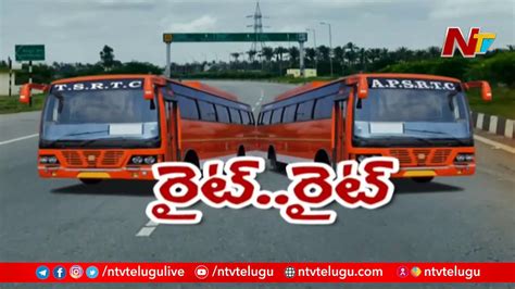 Interstate Bus Services Resume Between Telugu States Apsrtc Md