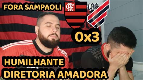 REACT MELHORES MOMENTOS FLAMENGO 0X3 ATHLÉTICO PR VEXAME DO FLAMENGO