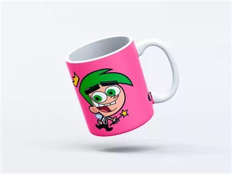 Taza Premium Pareja Cosmo Y Wanda Envío Gratis