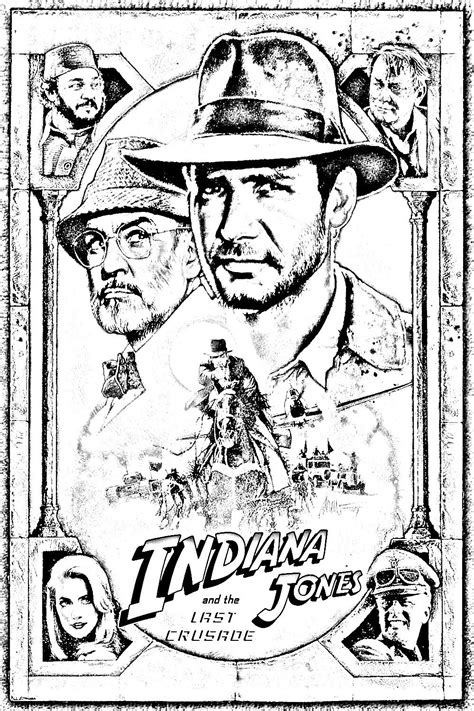 Free Indiana Jones Coloring Pages Printable