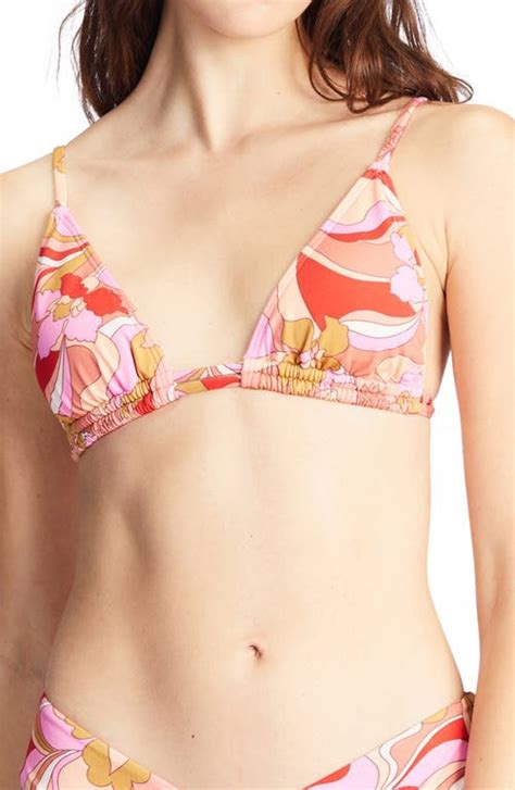 Pretty Groovy Double Ruched Bikini Top Editorialist