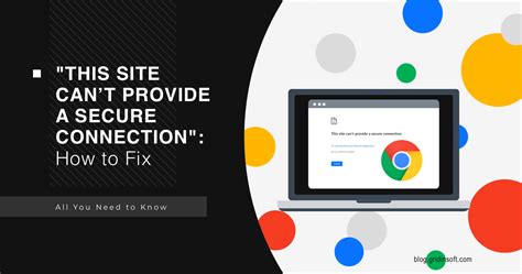 This Site Cant Provide A Secure Connection How To Fix
